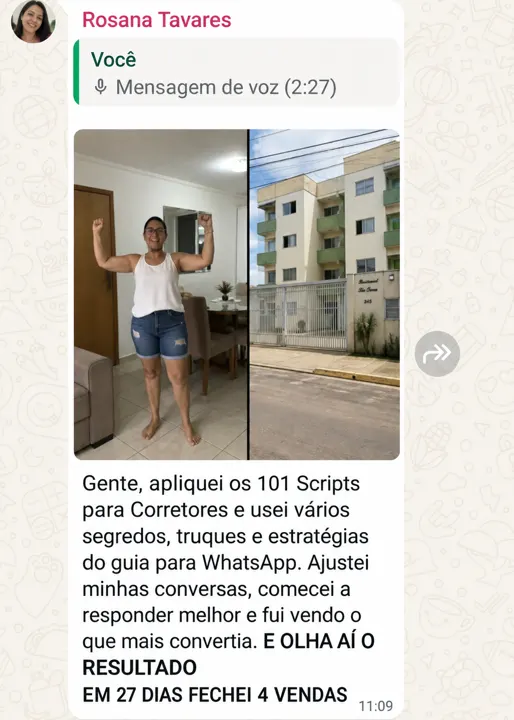 Depoimento de aluno 6 dos 101 scripts para corretores