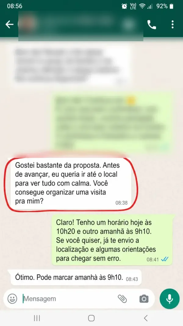 Conversa real 1